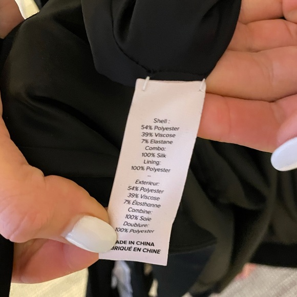 NWT Cinq a Sept Larissa Black Mini Dress size 00 - Picture 5 of 9